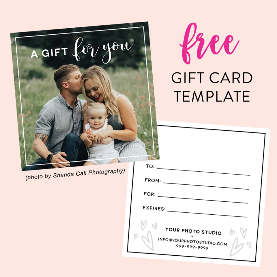 Photo Gift Cards, Instant Download, Photography Gift Certifi - Inspire  Uplift