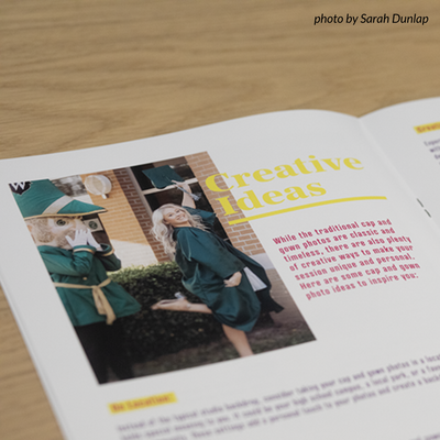 Senior Photography Magazine Template (Cap and Gown)