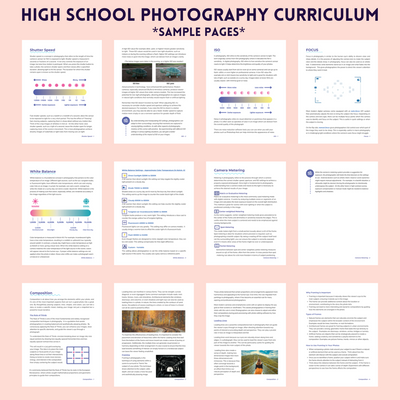 High School Photography Curriculum Bundle