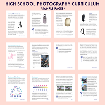 High School Photography Curriculum Bundle