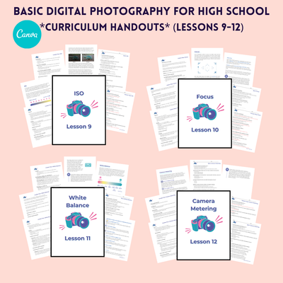 High School Photography Curriculum Bundle