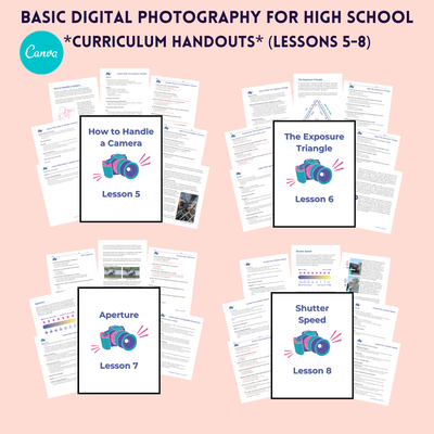 High School Photography Curriculum Bundle