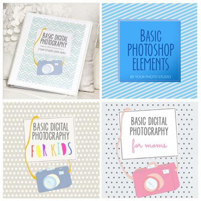 Templates For Teaching - Bundle Of Curriculums For Teaching Basic DSLR Photography AND Photoshop Elements